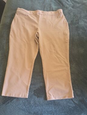 Wonderly Slim Ankle Pants in Taupe
